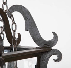An Iron Lantern Attributed to Bruno Paul