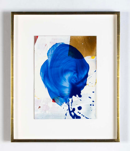 James Nares "Untitled, 1998" Mixed Media with Alkyd on Paper