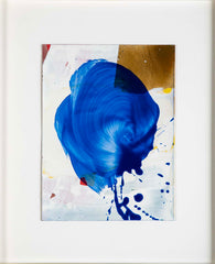 James Nares "Untitled, 1998" Mixed Media with Alkyd on Paper