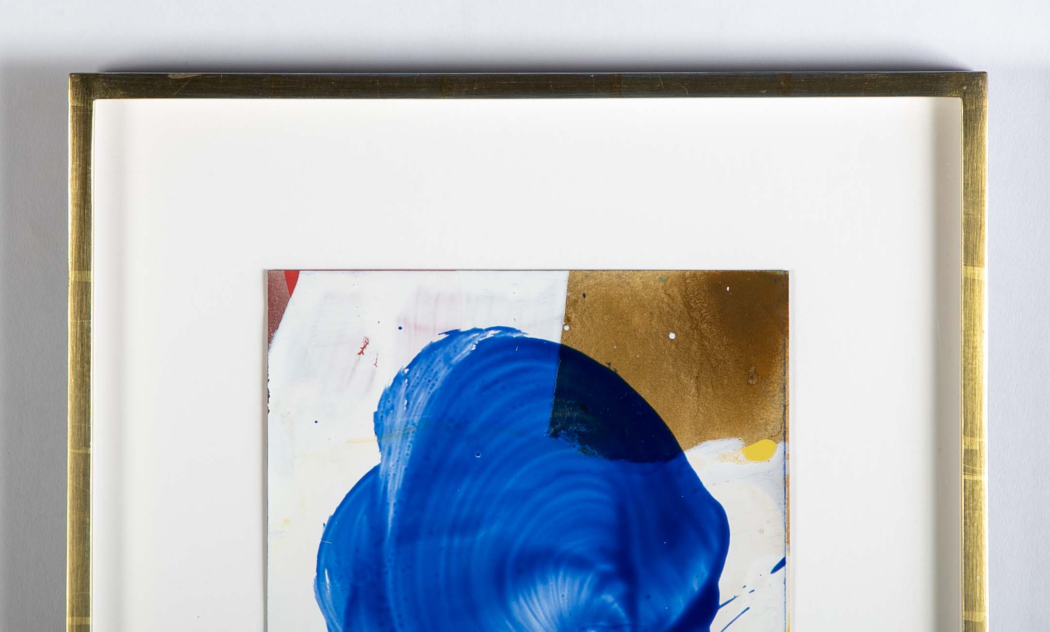 James Nares "Untitled, 1998" Mixed Media with Alkyd on Paper