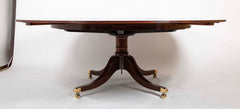 Mahogany Jupe Style Circular Extension Table