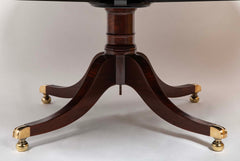 Mahogany Jupe Style Circular Extension Table