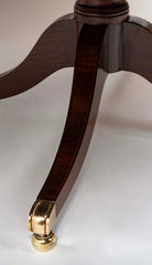 Mahogany Jupe Style Circular Extension Table