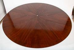 Mahogany Jupe Style Circular Extension Table