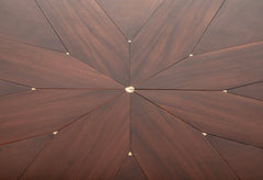 Mahogany Jupe Style Circular Extension Table