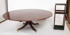 Mahogany Jupe Style Circular Extension Table