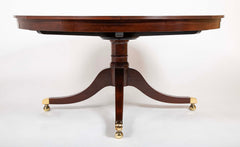 Mahogany Jupe Style Circular Extension Table