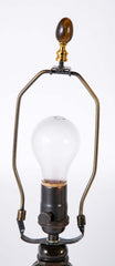 Pair of Just Andersen Melon Form Metal Lamps