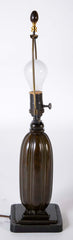 Pair of Just Andersen Melon Form Metal Lamps