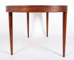 Mid 20th Century Danish Kidney Form Teak Desk
