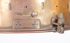 A Japanese Ship's Brass Anchor Lantern