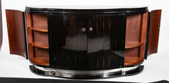 Ebonized Macassar Credenza Attributed to Andre Arbus