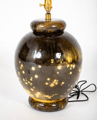 HA Kahler Earthenware Vase now a Lamp