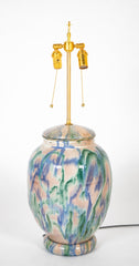 A Japanese Shigaraki Ceramic Storage Jar now a Lamp