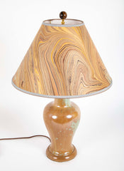 Michigan Tile Company Baluster Form Ceramic Vase now a Lamp