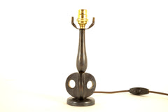 Pair of Riccardo Scarpa Patinated Bronze Table Lamps