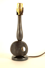 Pair of Riccardo Scarpa Patinated Bronze Table Lamps