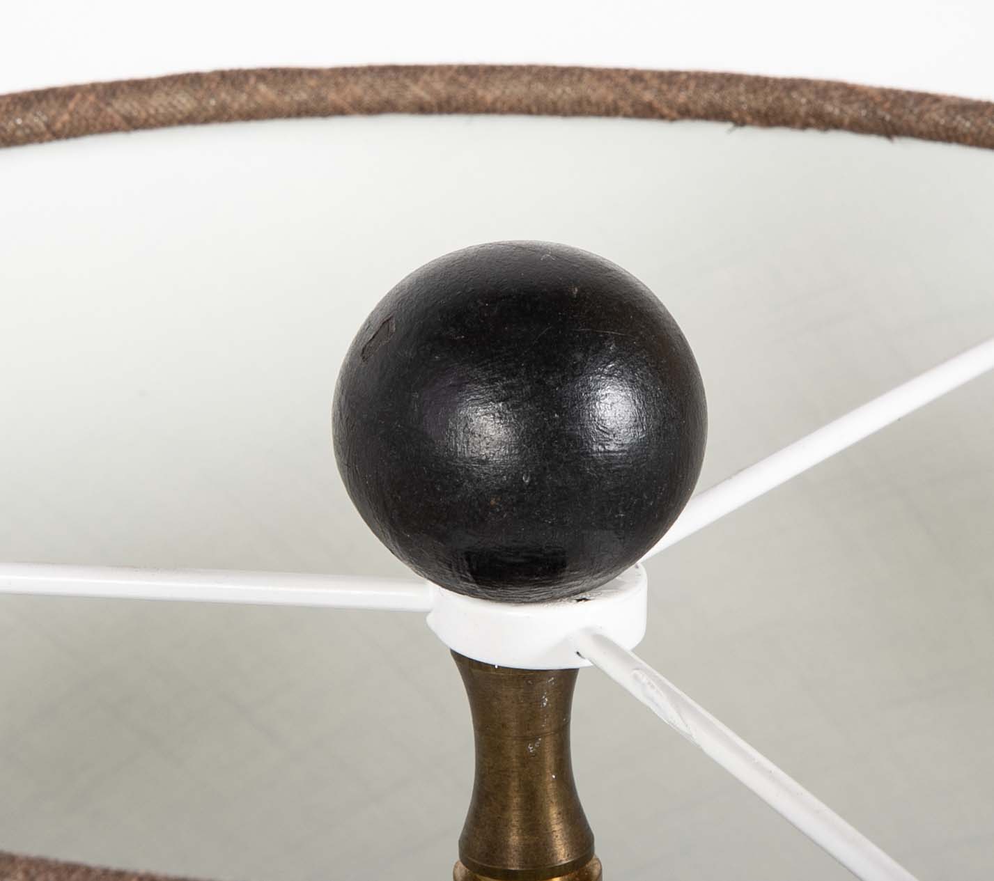 Large Chinese Round Lacquered Container as Lamp