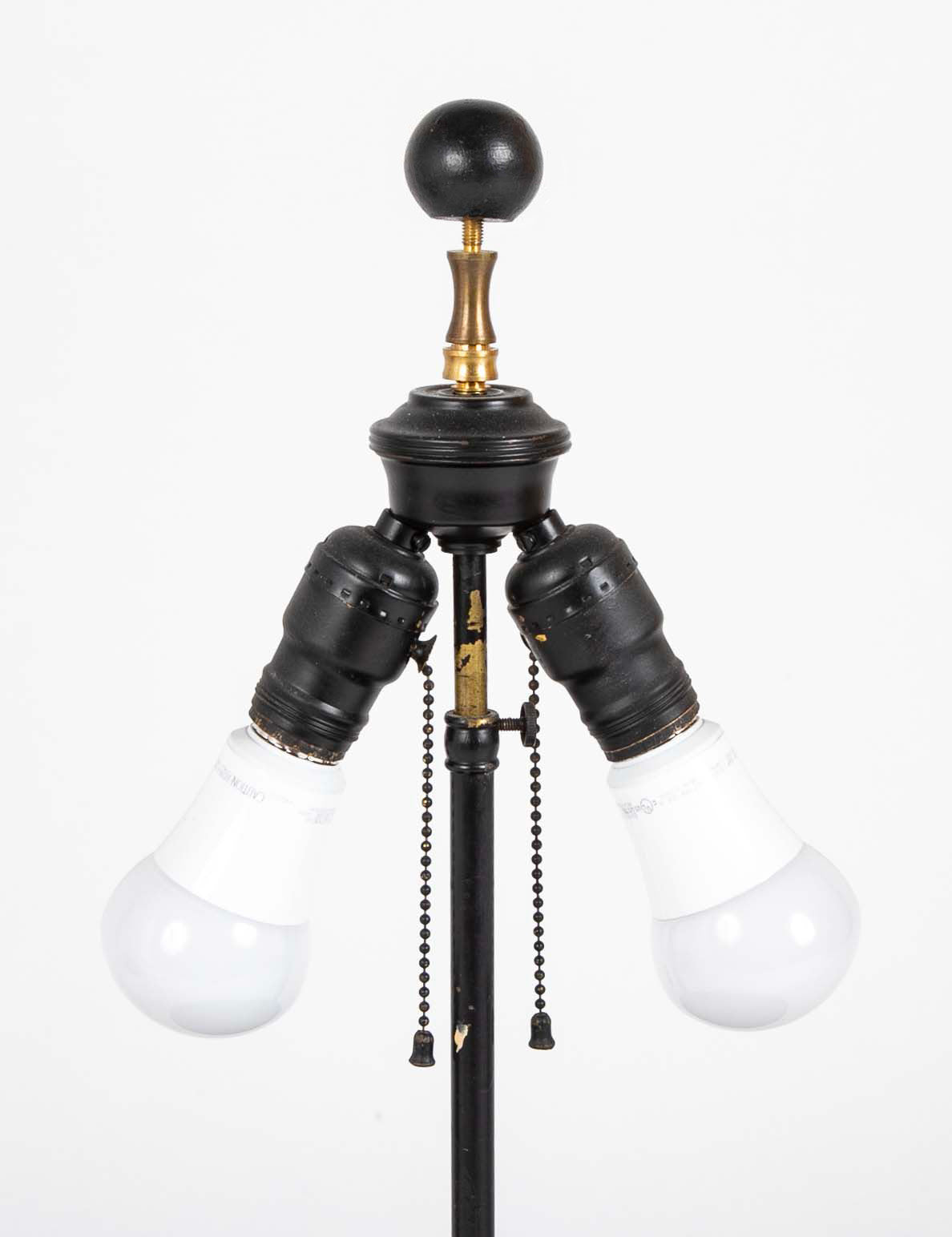 Large Chinese Round Lacquered Container as Lamp