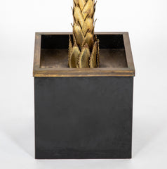 Christian Techoueyres for Maison Jansen Standing Palm Tree Lamp