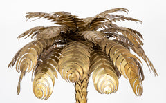 Christian Techoueyres for Maison Jansen Standing Palm Tree Lamp