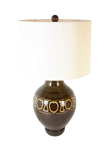 Guy Sydenham Pottery Vase now a Lamp