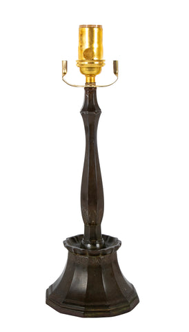 A Just Andersen Patinated "Disko" Metal Lamp