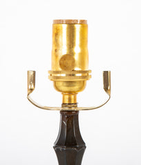 Just Andersen Patinated "Disko" Metal Table Lamp