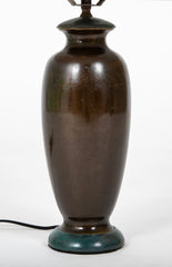 Japanese Bronze Vase Now a Lamp