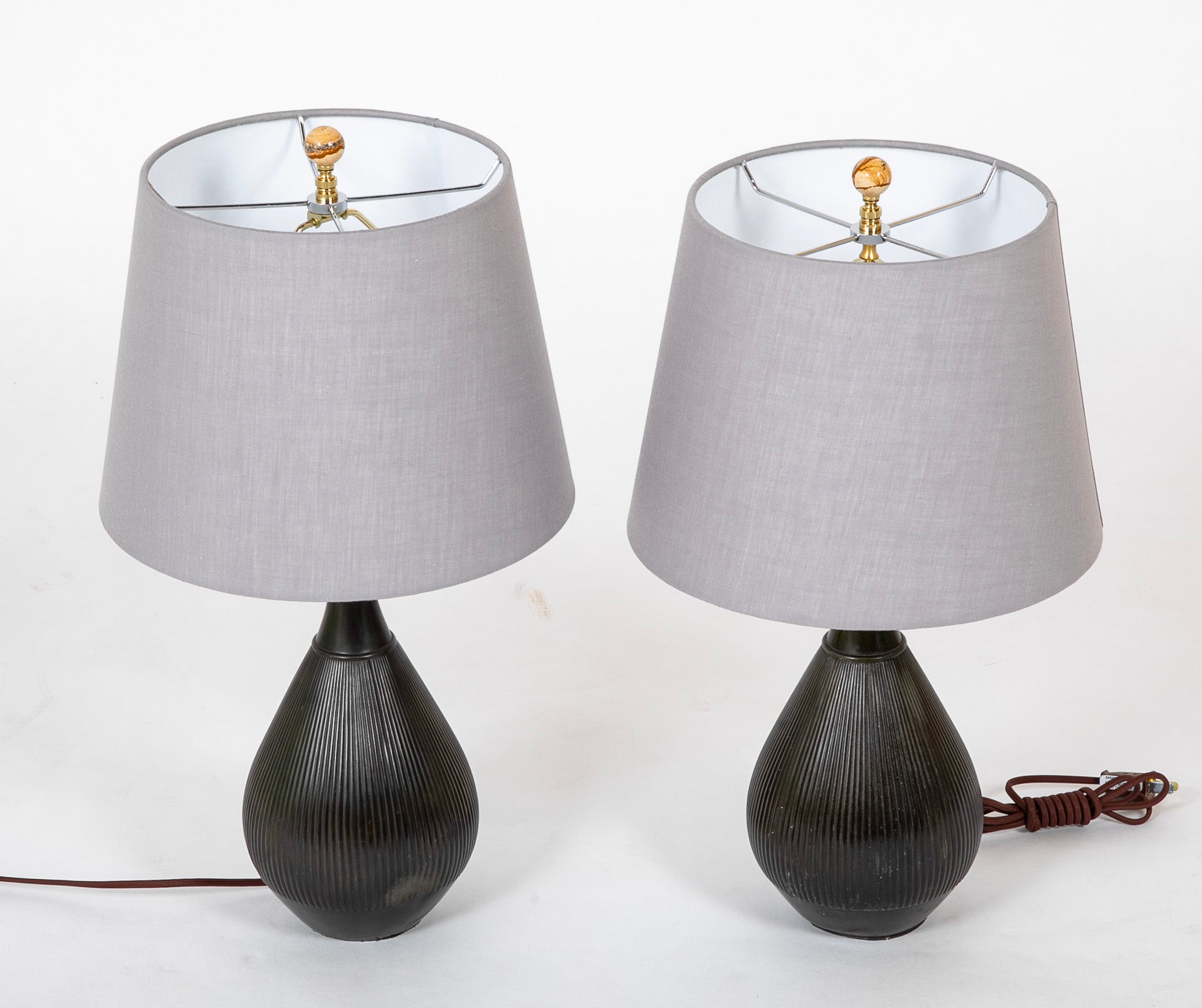 A Pair of Just Andersen Patinated