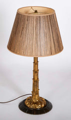 Stylized Bronze Lamp Possibly by Jansen