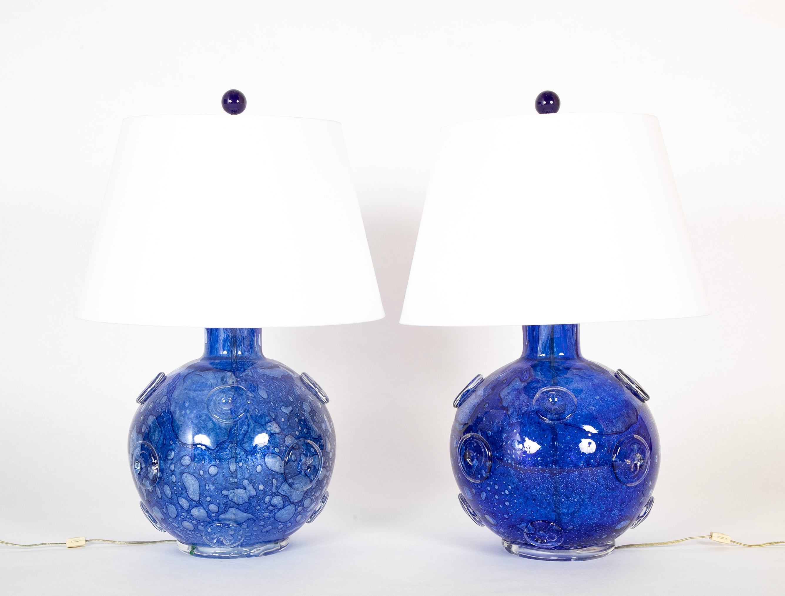 Pair of Italian "Efesco" Table Lamps by Ercole Barovier