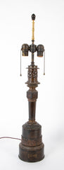 A Pair of Early 19th Century French Fluid Lamps Now Electrified