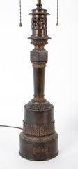 A Pair of Early 19th Century French Fluid Lamps Now Electrified