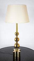 Pair of Tommi Parzinger Brass Lamps by Stiffel