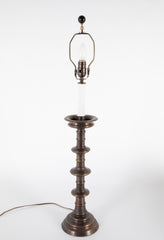 Pair of Ecclesiastical Bronze Lamps