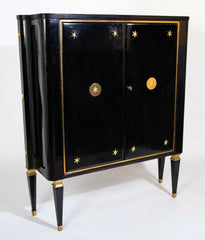 The Paolo Buffa Black Lacquer Cabinet