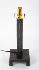 Pair of Brutalist Candlesticks as Lamps