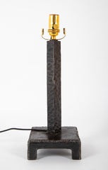 Pair of Brutalist Candlesticks as Lamps