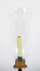 A 20th Century Regency Style Hurricane Lamp