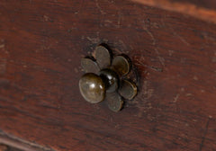 Louis XV Games Table with Four Drawers in Walnut with Cabriole Covered Legs