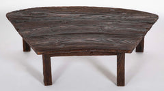 20th Century Japanese Low Table from Salvaged Ship Decking