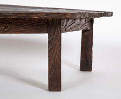 20th Century Japanese Low Table from Salvaged Ship Decking