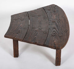 20th Century Japanese Low Table from Salvaged Ship Decking