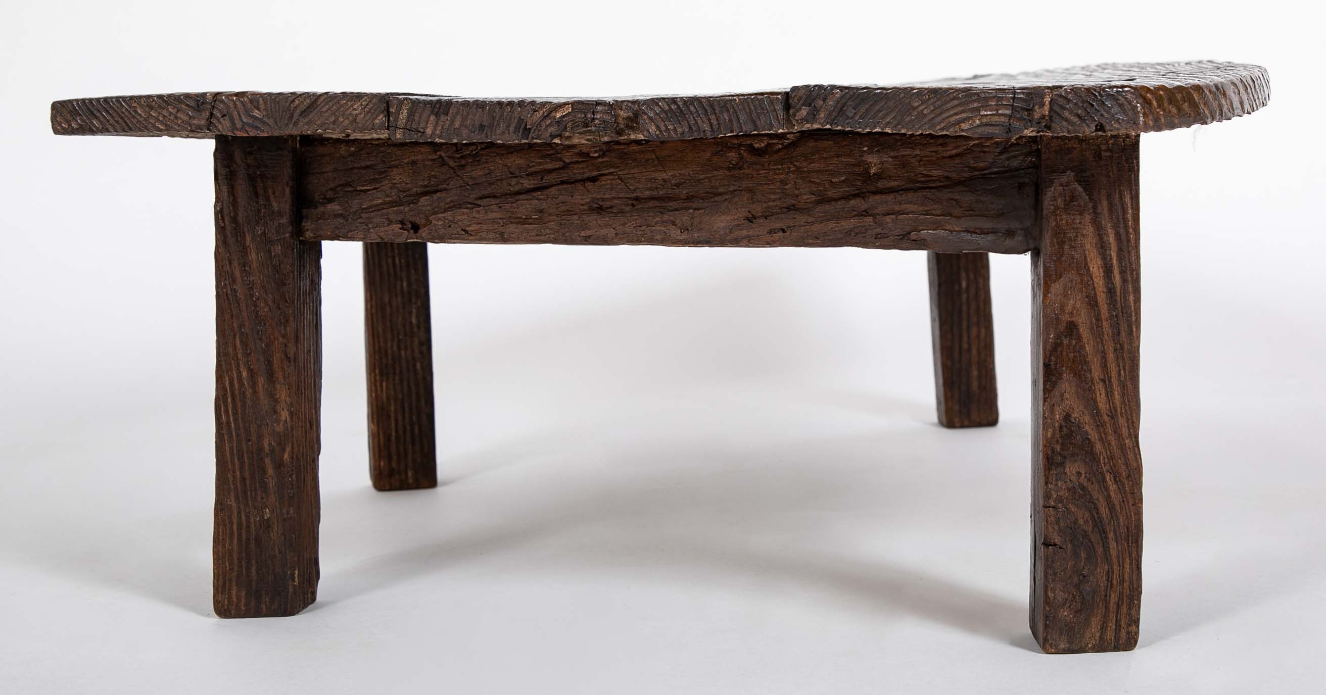 20th Century Japanese Low Table from Salvaged Ship Decking