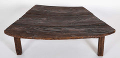 20th Century Japanese Low Table from Salvaged Ship Decking
