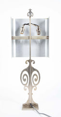 Maison Charles et Fils Flat Lamp in Cut Out Metal