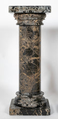 A Pair of Breccia Marble Italian Columns