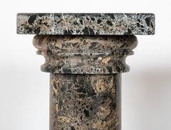 A Pair of Breccia Marble Italian Columns