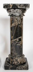 A Pair of Breccia Marble Italian Columns